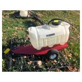 Pull Type Sprayer, w/ 25 gal. poly tank;