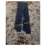 Sets of pallet fork extensions