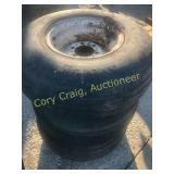 (3) Implement Tires & Wheels