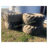 (4) Tires w/ no rims: Good Year, 20.5-25,