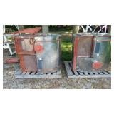 (2) Chem Farm Stainless Steel Tanks, 200 gal., w/