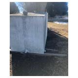 Steel Water Tank, w/ valve,