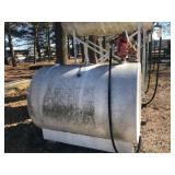 Fuel Tank, 500 gal., electric pump, used for