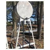 Fuel Tank, 300 gal., overhead, w/ stand,used for