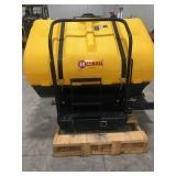 Red Ball 240 gal. Poly tank mounted on frame