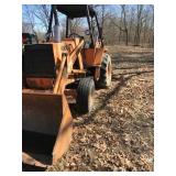 Case 480C backhoe, 2wd, diesel, Runs needs work,