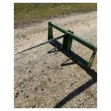 John Deere loader mount bale spear,