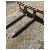 John Deere loader mount pallet forks,
