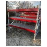 Quality Pallet Racking, 3 shelf, 40"w x 8