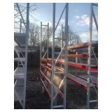 Quality Pallet Racking, 4 shelf, 18"w x 9