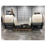 (2) Snyder Industries 260 gal. Poly tanks mounted