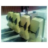 (3) Jon Deere Planter Boxes, 3 bu., poly,