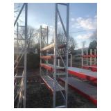 Quality Pallet Racking, 4 shelf, 18"w x 9