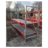 Quality Pallet Racking, 4 shelf, 18"w x 9