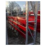 Quality Pallet Racking, 3 shelf, 18"w x 12