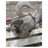 Johnson Block, hook block, 2 sheave, 12 ton,