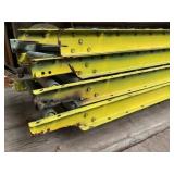 (4) sections of conveyor roller, 10