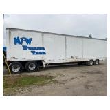 1983 Kentucky drop deck moving trailer