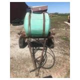 Pull behind sprayer, 150 gal.