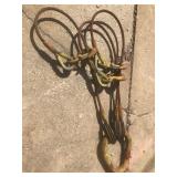 Cable sling w/ (3) Hooks
