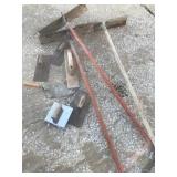 Concrete trowels & come alongs