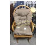 Oak Glider Rocker Chair