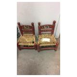 2 Little Doll Chairs