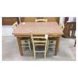 Table with 4 Chairs and Table Cover