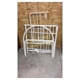 Infant White Bed Metal