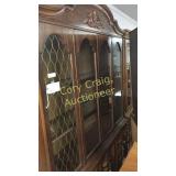 Large China Cabinet 2 Door Glass Shelfs