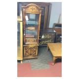 4 Shelf Rectangle Curio Cabinet