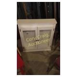 2 Door white cabinet