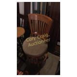 light oak swivel chair