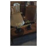 (2) Table lamps