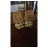 (2) small lamps