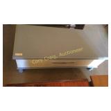 Blue and white oak chest