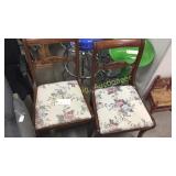 2 Antique Dining Chairs