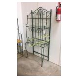Bakers and Wien Rack Metal and Glass