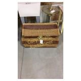 Whicker Trunk with Misc Kids Toys