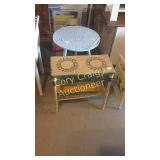 Round table and end table needs work