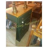 (5) Drawer green Chest