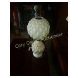 2 Globe Painted Lamp