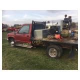 1990 GMC Sierra SL 3500 Dually Flatbed service tru