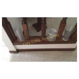 3 pcs.of American Fostoria, Cracker jar, two