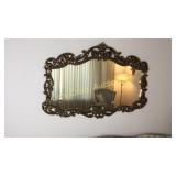 Gold Frame Mirror 35" T x 51"W