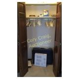 Two closets of contents