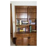 Ethan Allen Cabinet w/ Book Case Top, Excellent
