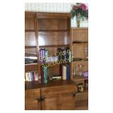 Ethan Allen Cabinet, w/ Book Case Top, Excellent