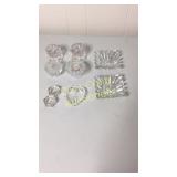 Assorted Crystal Candle Holders