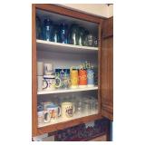 Assorted cups, coffee cups, glass wear